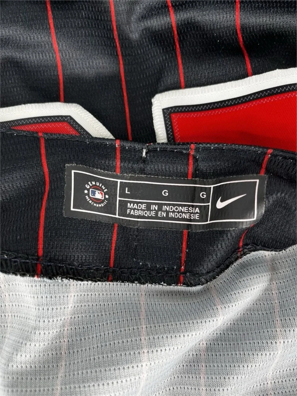 Nike Chicago Bulls Jordan Baseball Style Jersey L